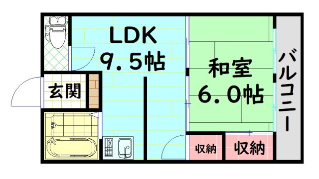 【間取り】 | 田中ハイツ