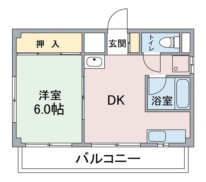ベルエアー三ノ輪 の間取り