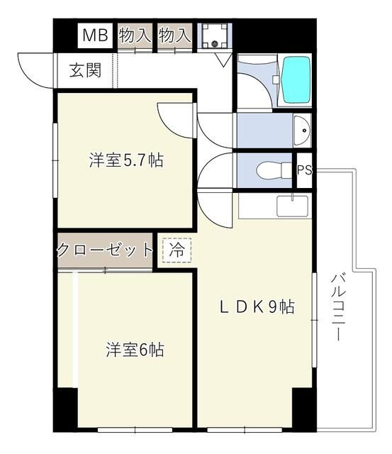 ローズマンション白糸台第３の間取り