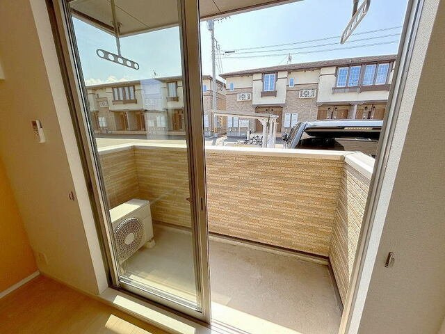 アミール立川　Ａのバルコニー|バルコニー付きです