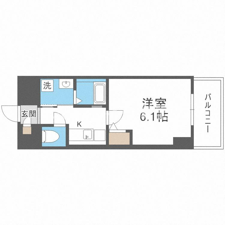 アーバンパーク住之江公園Ｉの間取り