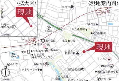 【地図】 | 市川市中国分2期　新築分譲住宅　全1棟 | カーナビ：市川市中国分5-31-7とご入力下さい