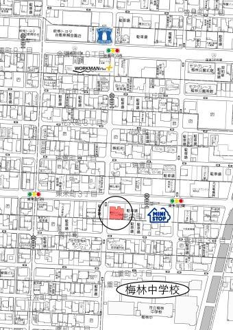 藤和シティホームズ梅林【3階】の地図