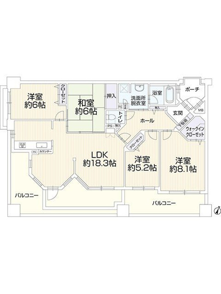 【間取り】 | アーサー新宮グランヒルズ☆仲介手数料無料☆