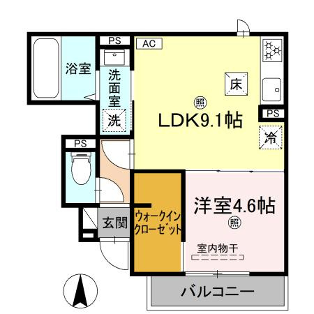 【間取り】 | ソルメール・ワ