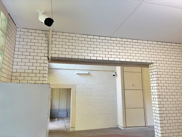 マンション内には防犯カメラがあるので安心です