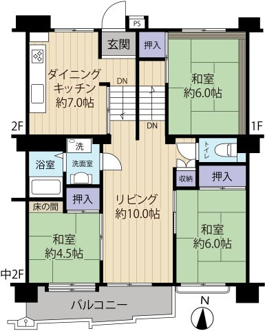 使い勝手の良い間取り