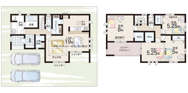 ★大津市衣川　第1期　新築一戸建ての間取り