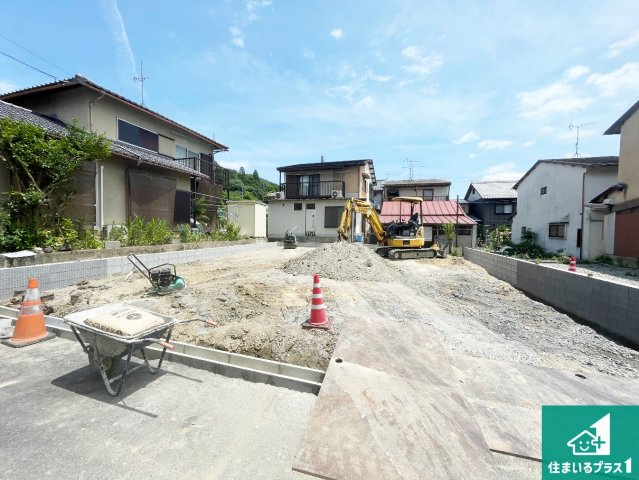 ★大津市衣川　第1期　新築一戸建ての外観|現在の進捗状況です！順調に作業進行中、完成が待ち遠しいです！詳細の間取り等、お気軽にお問い合わせください！