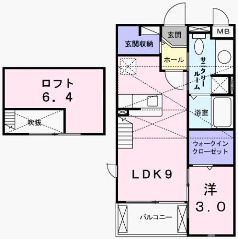 【間取り】 | クリ－ル　ポッシュＴ＆Ｋ