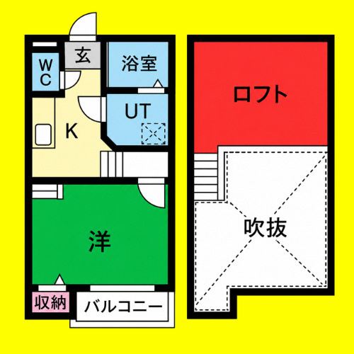 Ampio荒子　名古屋市賃貸　仲介手数料無料の間取り