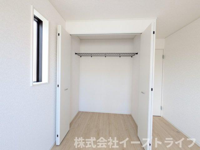 【新築戸建】　いわき市小名浜第10　全5棟の収納|同社施工写真　各居室に収納スペースがあり、充実しています