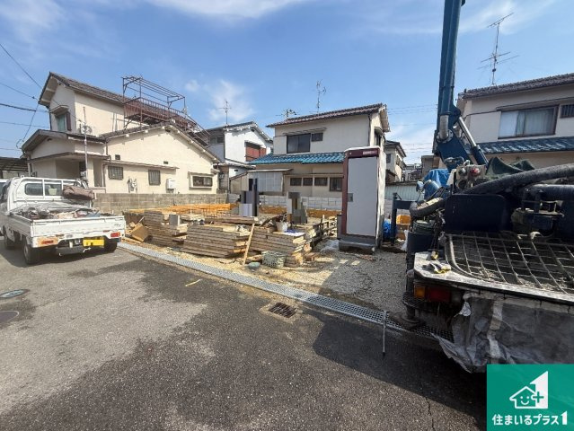 羽曳野市南恵我之荘　第2期　新築一戸建ての外観|現在建築中！落ち着いた街並みで新生活を始めることが出来そう！周辺の物件も併せてご紹介させて頂きます！