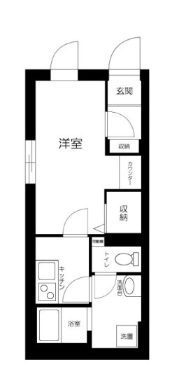 フェリデンシア住吉の間取り|間取りです。