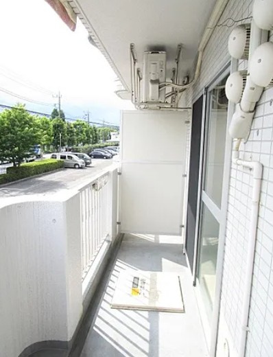 町田市本町田の賃貸マンションのバルコニー