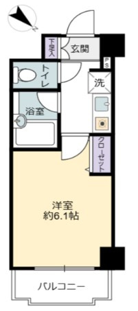 エスリード三宮フラワーロードの間取り