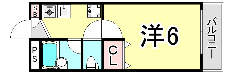 ステラハウス23の間取り