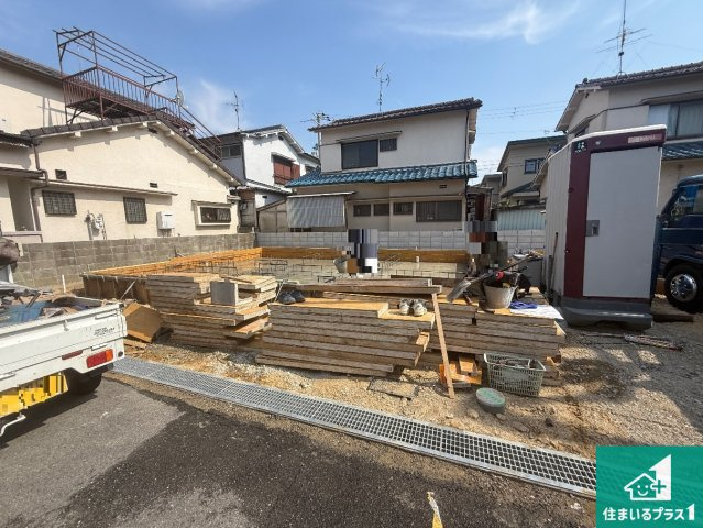 羽曳野市南恵我之荘　第2期　新築一戸建ての外観|現在建築中！落ち着いた街並みで新生活を始めることが出来そう！周辺の物件も併せてご紹介させて頂きます！