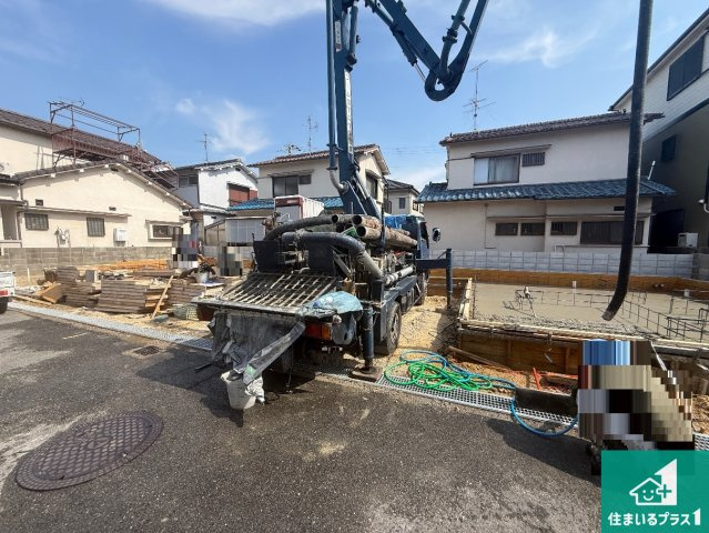 羽曳野市南恵我之荘　第2期　新築一戸建ての外観|現在建築中！落ち着いた街並みで新生活を始めることが出来そう！周辺の物件も併せてご紹介させて頂きます！
