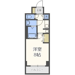 スワンズシティ天満橋の間取り