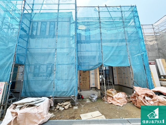 羽曳野市南恵我之荘　第2期　新築一戸建ての外観|現在建築中！落ち着いた街並みで新生活を始めることが出来そう！周辺の物件も併せてご紹介させて頂きます！