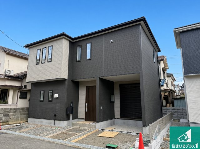 羽曳野市南恵我之荘　第2期　新築一戸建ての外観|現在建築中！落ち着いた街並みで新生活を始めることが出来そう！周辺の物件も併せてご紹介させて頂きます！