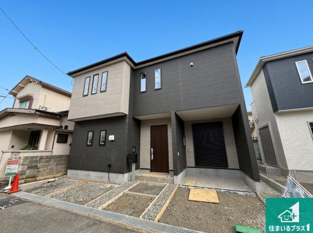 羽曳野市南恵我之荘　第2期　新築一戸建ての外観|現在建築中！落ち着いた街並みで新生活を始めることが出来そう！周辺の物件も併せてご紹介させて頂きます！