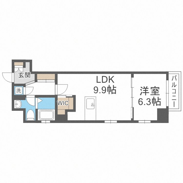 アーデン京町堀イーストの間取り