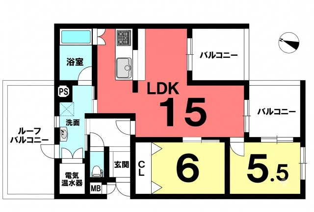 ライオンズマンション覚王山の間取り
