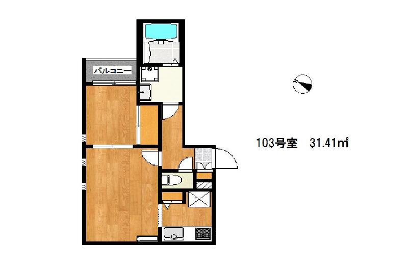 Calm dwellの間取り