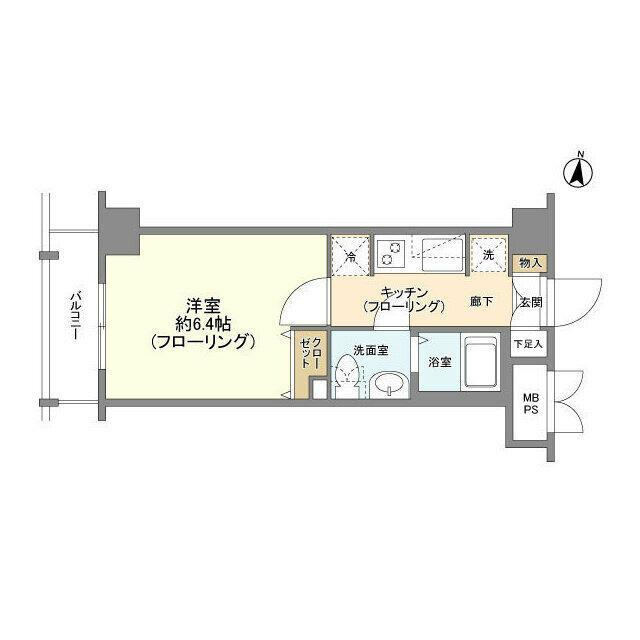 ステージファースト三軒茶屋アジールコートの間取り