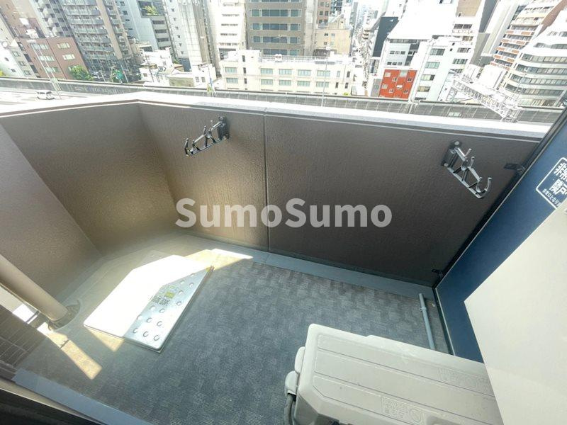 S-RESIDENCE北浜のバルコニー