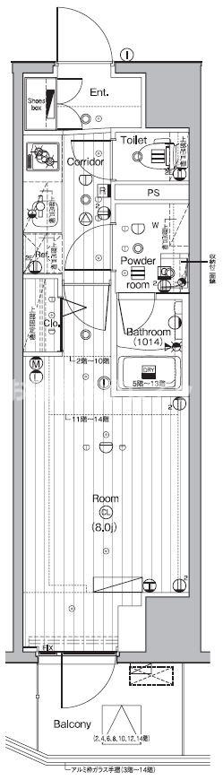 PREMIUM CUBE 池袋要町【おとり物件なし】#学生・社会人にオススメ！初期費用分割払いOK！の間取り
