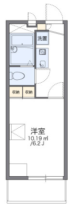 レオパレスさくら Ｅａｓｔの間取り