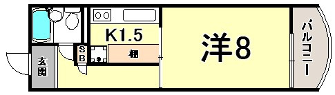 クレール布引の間取り