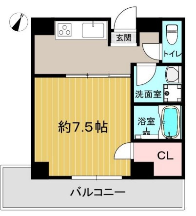Villa Maria高徳町の間取り