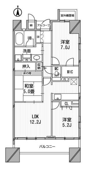 アーデンタワー新町の間取り