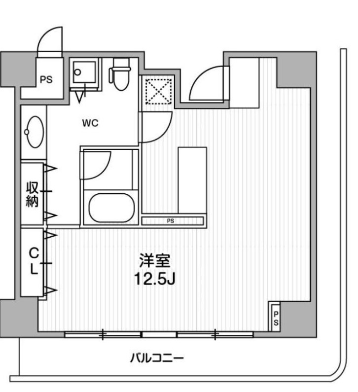 アーバンスタイル心斎橋の間取り