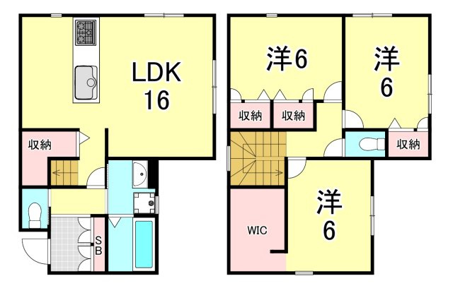 (仮称)東灘区岡本9丁目計画の間取り