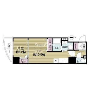 セレニテ心斎橋グランデの間取り