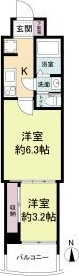 セレニテ梅田ルフレの間取り