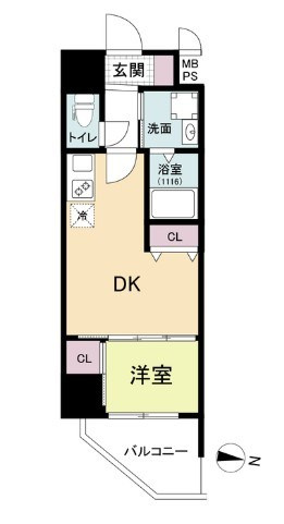 セレニテ神戸ミラクシュッドの間取り