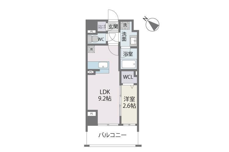 BlancCiel六本松の間取り