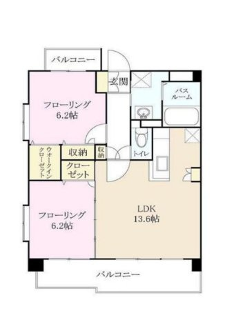 ネオジェラーモの間取り