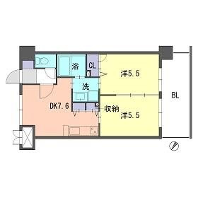 DUO FEEL福岡東の間取り