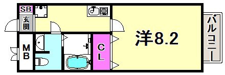 ダイドーメゾン神戸元町の間取り