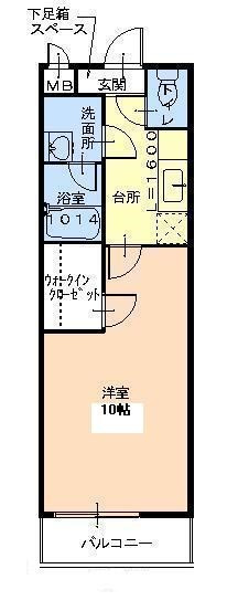 フジパレス立花ノースの間取り