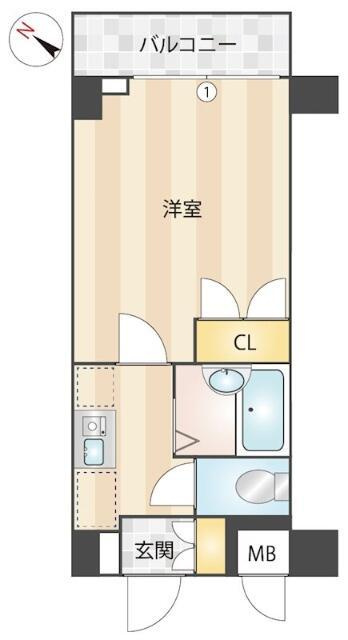 メインステージ不動前の間取り