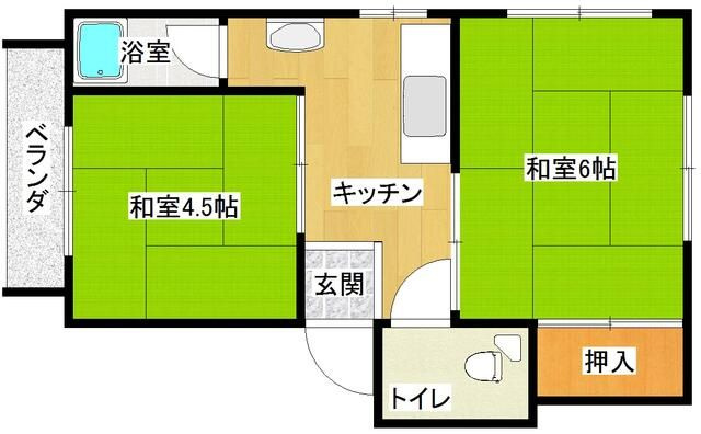 新堂マンションの間取り