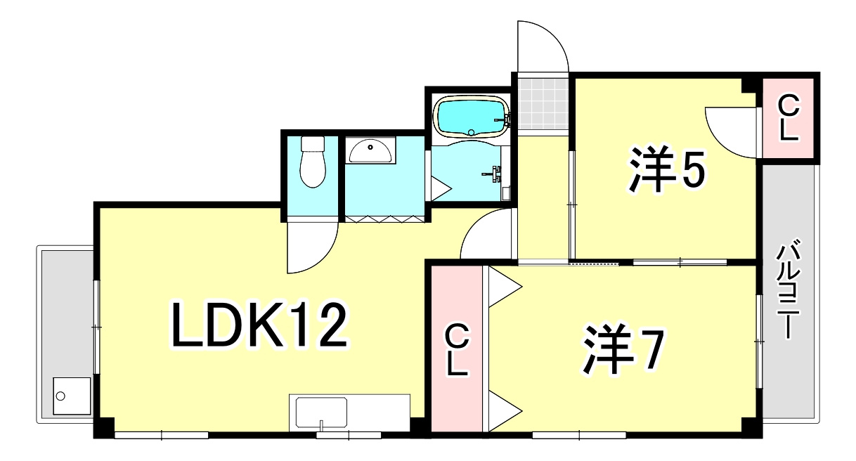 阪神甲子園住宅の間取り